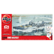 Airfix A50069 Startst HMS Belfast SkibGift Set 