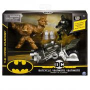 Batman Batcycle med 2 Figurer på 10cm
