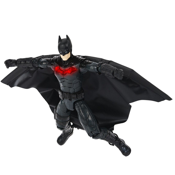 Bange for at dø F.Kr. Rådgiver Batman action legetøjsfigur med lys og lyd og wingsuit dragt.
