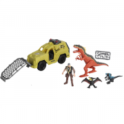 Dino Valley Dino Catcher Legesæt med Dinosaurus og Køretøj