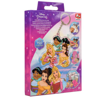 Disney Prinsesse diamant nglering med Tornerose, Belle og Jasmin