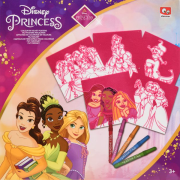 Disney Prinsesse filtkunst 5 stk med filt tusser
