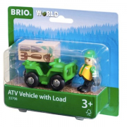 BRIO 33798 ATV med Trækasse