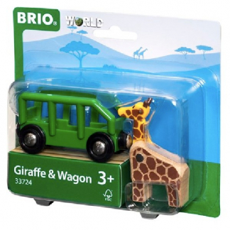 BRIO 33724 Giraf og vogn