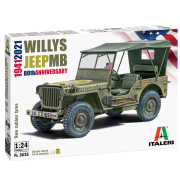 Italeri 3635S Willys Jeep MB modelbil skala 1:24
