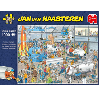 Jan van Haasteren 1000 brikker puslespil Technical Highlights