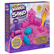 Kinetic Sand Sparkle Sandcastle Sæt - Pink