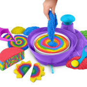 Kinetic Sand swirl and surprise legesæt