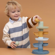 Little Dutch Baby spiraltårn med 3 bolde Blå