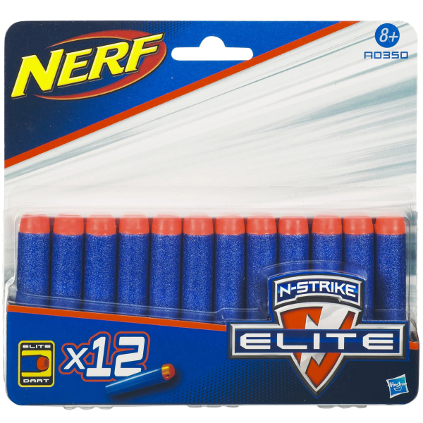NERF Elite Refill 12 Skud. Smarte ekstra Nerf pile til dit N-Strike Elite