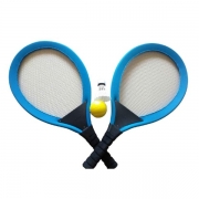 Playfun Soft Tennis 2i1 sæt med Bold og Fjer