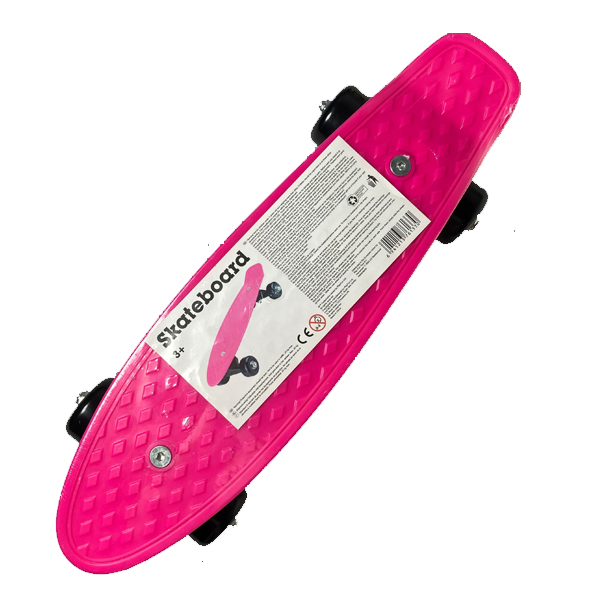 til nybegyndere Playfun Pink - Modellen er et mini skateboard, der er nemt at starte dit skateboard eventyr på.