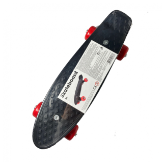 Playfun Small Skateboard i Sort