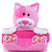 Popillows Pink kat - Pude der kan foldes ud fra 35 cm til 55 cm