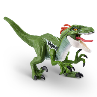Robo Alive dinosaurfigur raptor grøn
