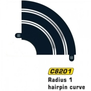 Scalextric uden emballage c8201 R1 Hairpin Curve