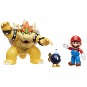Nintendo Mario vs. Bowser Diorama Sæt