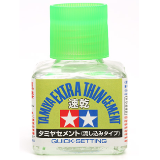Tamiya Extra tynd hurtigtrrende lim 40 ml