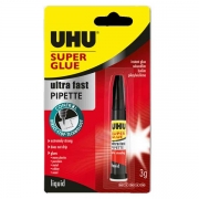 UHU Super Glue Ultra fast Pipette