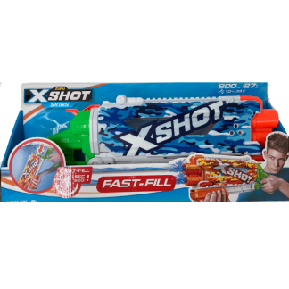 X-SHOT SKINS Vandgevr Water Camo med hurtigfyldning 800 ml