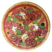 Ywow mini puslespil med 36 brikker - model pizza pepperoni
