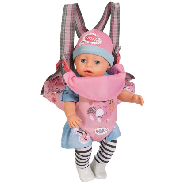 Gøre mit bedste Lydig Hindre Legetøjs bæresele til børn så I kan tage Baby Born dukken med på tur.
