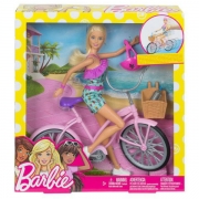 Barbie Dukke med Cykel