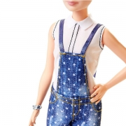 Barbie Fashionista Dukke med Grøn Hår