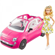Barbie Fiat 500 Convertible med Barbie GXR57