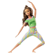 Barbie Made to Move Dukke Brunette Yoga (GXF05)