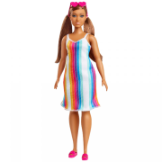 Barbie Loves The Ocean Dukke i kjole med farvede striber GRB38