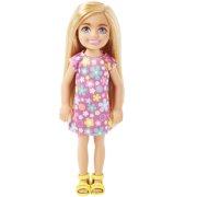 Barbie Chelsea and Friends HKD89 Dukke blomsterkjole med ærmer