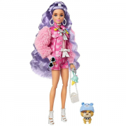 Barbie Extra Dukke Millie Med Blå-Violet Hår