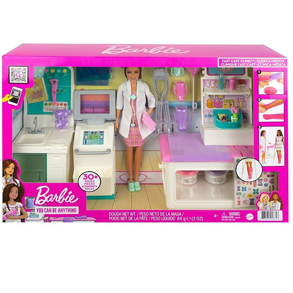 Gravere samvittighed håndjern Barbie har mange talenter - I dette legesæt er hun læge på en hospitals  klinik.