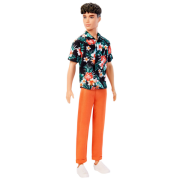 Barbie Ken fashionista dukke med blomstret skjorte (HBV24)