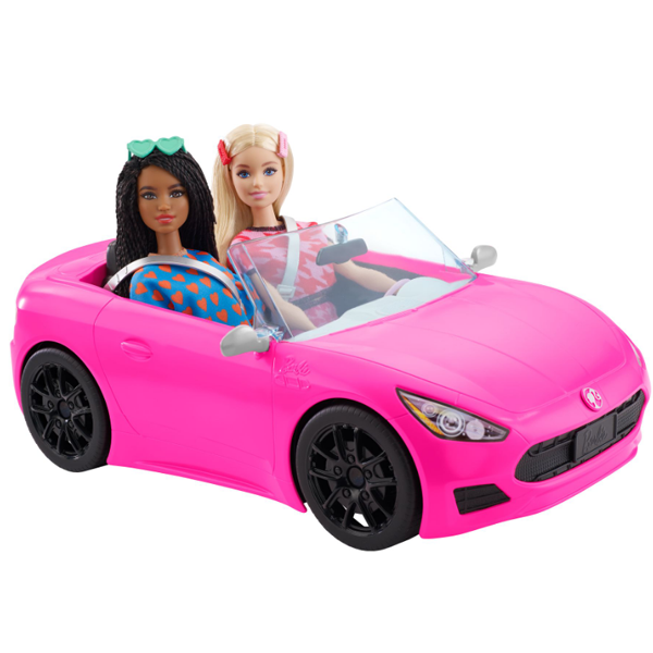 Opdatering Avl Afvigelse Kør afsted på eventyr med Barbie i hendes pinke Cabriolet bil.