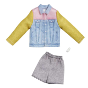 Barbie Tøj til Ken Dukken Jakke med grå shorts