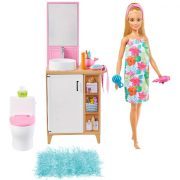 Barbie Værelse og Dukke Badeværelse