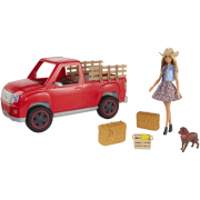 Barbie Farmerkøretøj med Dukke