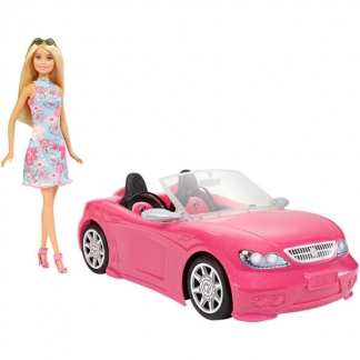 Barbie Cabriolet med dukke
