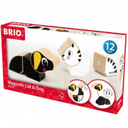 BRIO 30269 Magnetisk Gravhund og Kat