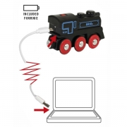 Brio lokomotiv genopl. m/mini usb kabel