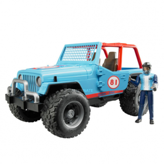 Bruder 2541 Jeep Cross Country Racer Blue med Chauffør