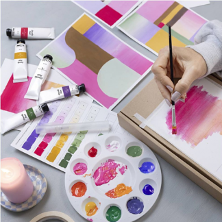 DIY Kit Gouache- Diverse farver - Malerier