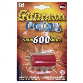 Gunman 6 ruller med 100 skud