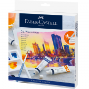 Faber Castell Startersæt med 24 stk Vandfarver i Tuber med 6 ml