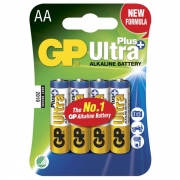 GP Batteri størrelse AA /LR6 Ultra Plus 4 stk Pakke