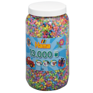 Hama Midi 13000 stk Pastel mix