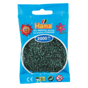 Hama mini perler 2000 stk mørkegrøn