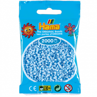 HAMA mini perler 2000 stk isblå